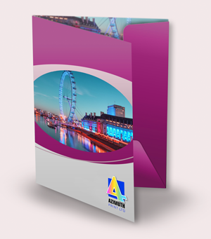 Double Sided 6PP Folder Printing
